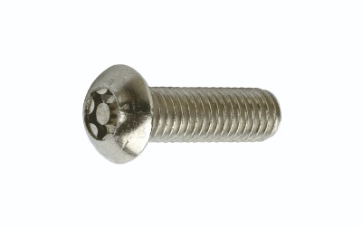 SECURITY MTS SCREW BUT HD SS304 M4 X 20MM POST TORX (T20)